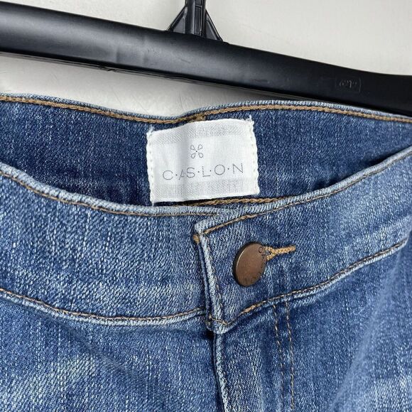 CASLON Womens Arden High Waisted Boyfriend Denim Jeans NEW Distressed Stretch 48 - Picture 4 of 9